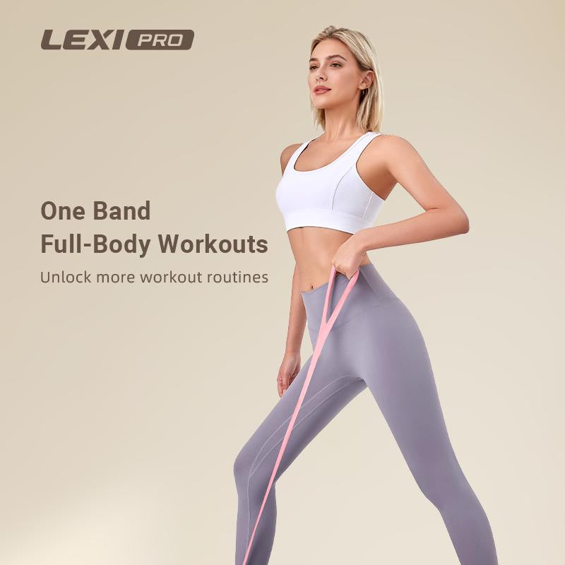Resistance Bands Figure 8 Exercise Bands for Women Silicone Material Expander Band Back Toning Arms Chest Home Gym Yoga Equipment Quick Workout for Muscle Toning Physical Therapy Stretching Gear