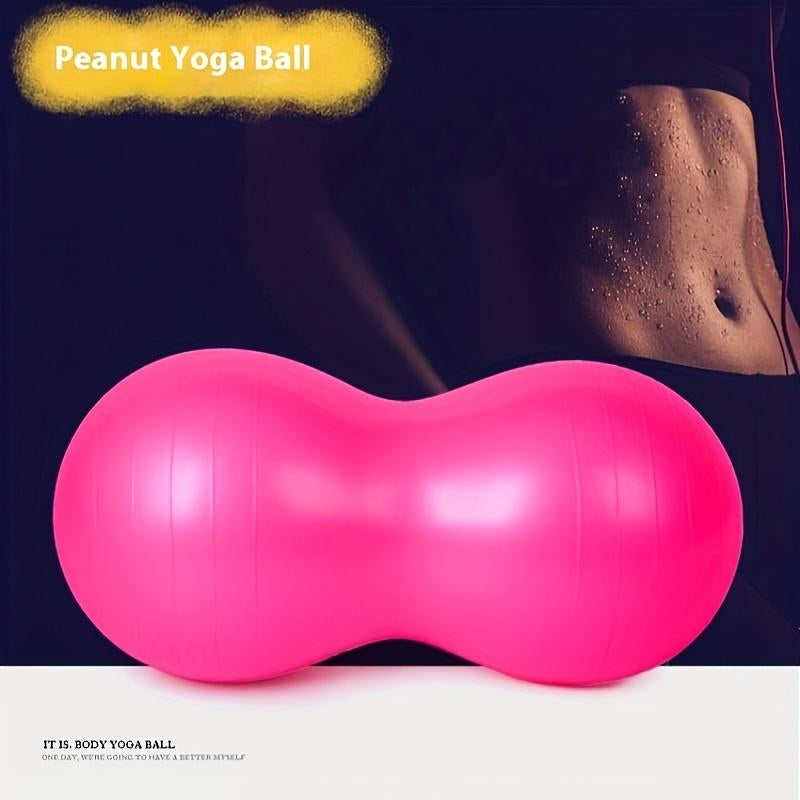 Thick Yoga Ball with Inflatable Pump, Sensory Training Ball, Fitness Ball, Rehabilitation Exercise Ball, Massage Ball, Home Gym Equipment, Indoor Outdoor Use