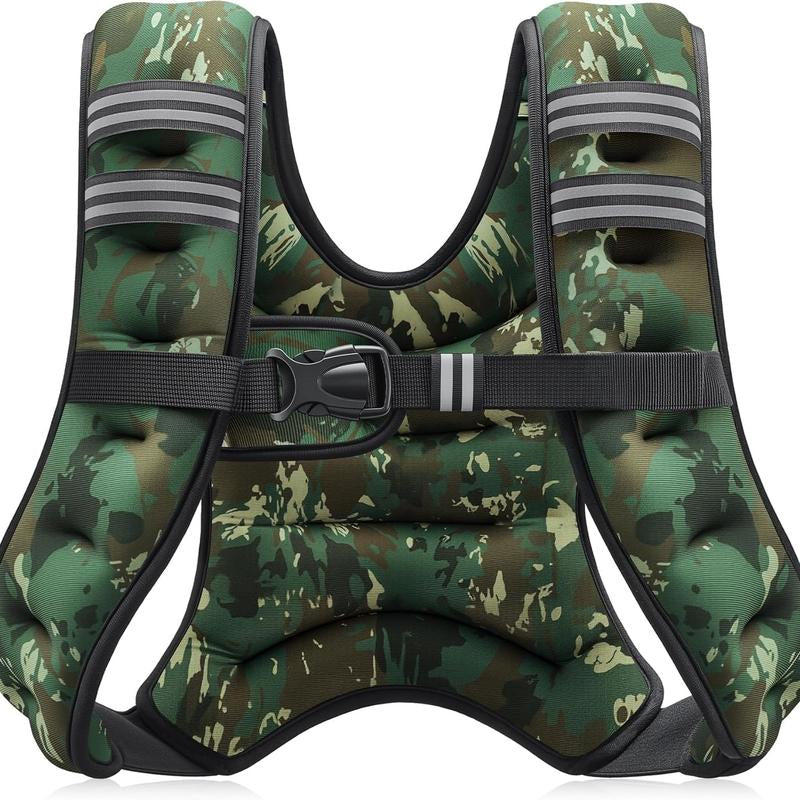 Tik Weighted Vest - Adjustable 6Lbs to 30Lbs with Detachable Phone Pouch for Rucking, Walking, Training, and Running - Ideal Fitness Equipment for Men and Women